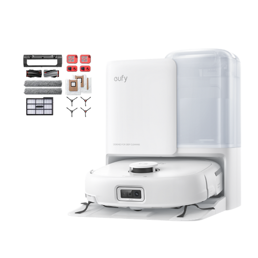 eufy Robot Vacuum Omni E25 White + Accessories Package